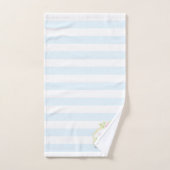 Ensemble de serviettes en bleuet de roses roses mo (Serviette à main)