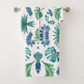 Ensemble de serviettes en feuille de palme tropica (En situation)