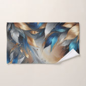 Ensemble de serviettes en impression de feuille de (Serviette à main)