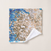 Ensemble de serviettes en marbre abstrait Salle de (Gant de toilette)