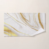 Ensemble de serviettes en marbre doré (Serviette à main)