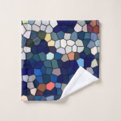 Ensemble de serviettes en mosaïque (Gant de toilette)