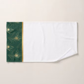 ENSEMBLE DE SERVIETTES EN OR EMERALD TRIMÉ (Serviette à main)