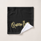 Ensemble de serviettes en or et en noir QUEEN BEE (Gant de toilette)