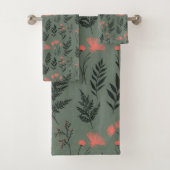 Ensemble de serviettes Fern Dreams (En situation)