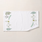 Ensemble de serviettes - Feuille d'été (Serviette à main)