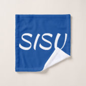 Ensemble de serviettes finlandaises SISU (bleu) (Gant de toilette)