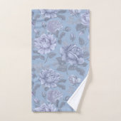   Ensemble de serviettes Floral Bleu Chambray (Serviette à main)