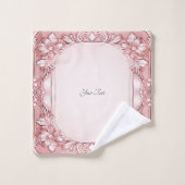 Ensemble de serviettes Floral Rose (Gant de toilette)