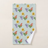 Ensemble de serviettes florales à fleurs sauvages  (Serviette à main)
