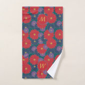 Ensemble de serviettes florales Splashy automnales (Serviette à main)