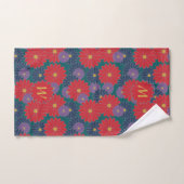 Ensemble de serviettes florales Splashy automnales (Serviette à main)