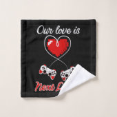 Ensemble de serviettes Gamer Valentine (Gant de toilette)