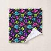 Ensemble de serviettes garçon planètes espace extr (Gant de toilette)
