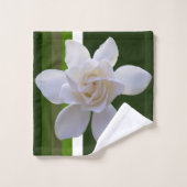 Ensemble de serviettes - Gardenia on Stripes (Gant de toilette)