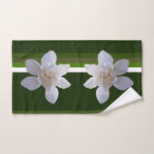 Ensemble de serviettes - Gardenia on Stripes (Serviette à main)