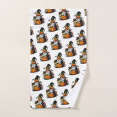 Ensemble de serviettes Gnome Halloween (Serviette à main)
