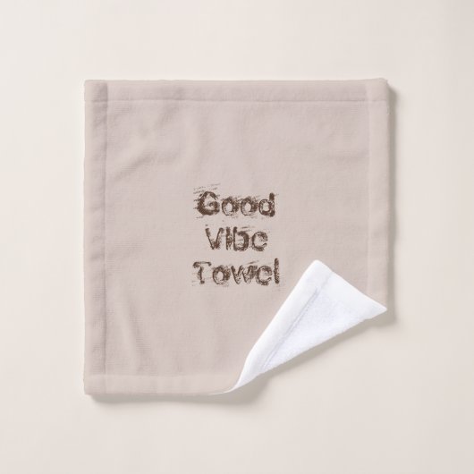 Ensemble de serviettes Good Vibes 3 pièces brun/ta (Gant de toilette)