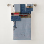Ensemble de serviettes Harbour Beach Lighthouse (En situation)