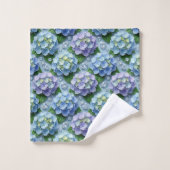 Ensemble de serviettes hydrangeas chic et diamants (Gant de toilette)