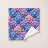 Ensemble de serviettes Hydrangeas et Diamants Chic (Gant de toilette)
