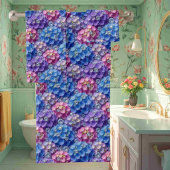 Ensemble de serviettes hydrangeas et diamants chic