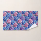 Ensemble de serviettes Hydrangeas et Diamants Chic (Serviette à main)