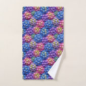Ensemble de serviettes Hydrangeas et Diamants Chic (Serviette à main)