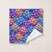 Ensemble de serviettes Hydrangeas et Diamants Chic (Gant de toilette)