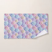 Ensemble de serviettes hydrangeas pastel et diaman (Serviette à main)