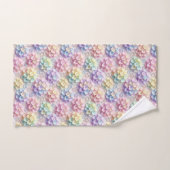 Ensemble de serviettes hydrangeas pastel et diaman (Serviette à main)