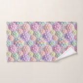 Ensemble de serviettes hydrangeas pastel et diaman (Serviette à main)