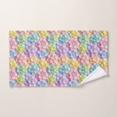 Ensemble de serviettes hydrangeas pastel et diaman (Serviette à main)