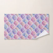 Ensemble de serviettes hydrangeas pastel et diaman (Serviette à main)