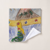 Ensemble de serviettes Île de la Sirène (Gant de toilette)
