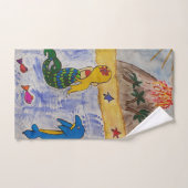 Ensemble de serviettes Île de la Sirène (Serviette à main)