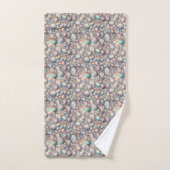 Ensemble de serviettes imprimé léopard des neiges (Serviette à main)