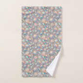 Ensemble de serviettes imprimé léopard des neiges (Serviette à main)