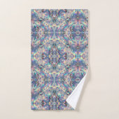 Ensemble de serviettes imprimé léopard des neiges (Serviette à main)