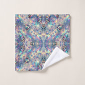 Ensemble de serviettes imprimé léopard des neiges (Gant de toilette)
