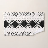 Ensemble de serviettes inspirées du style Bogolan (Serviette à main)