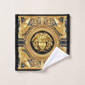 Ensemble de serviettes invités Sphinx Méduse dorée (Gant de toilette)