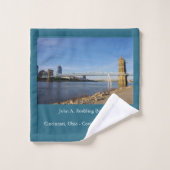Ensemble de serviettes John A. Roebling Bridge (Gant de toilette)