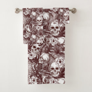 Ensemble de serviettes Jungle Skuls