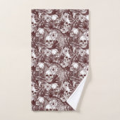 Ensemble de serviettes Jungle Skuls (Serviette à main)