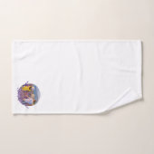 Ensemble de serviettes lavande personnalisées (Serviette à main)