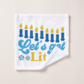 Ensemble de serviettes Let's Get Lit ! (Gant de toilette)