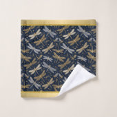 Ensemble de serviettes libellule (Gant de toilette)