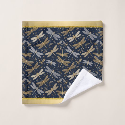 Ensemble de serviettes libellule (Gant de toilette)