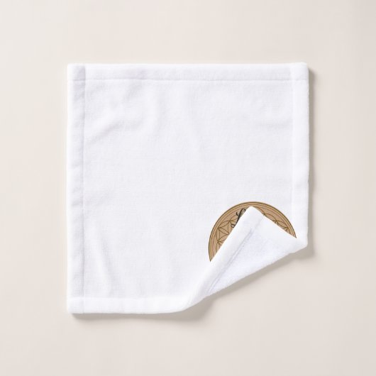 Ensemble de serviettes "Live, Laugh, Love" (Gant de toilette)